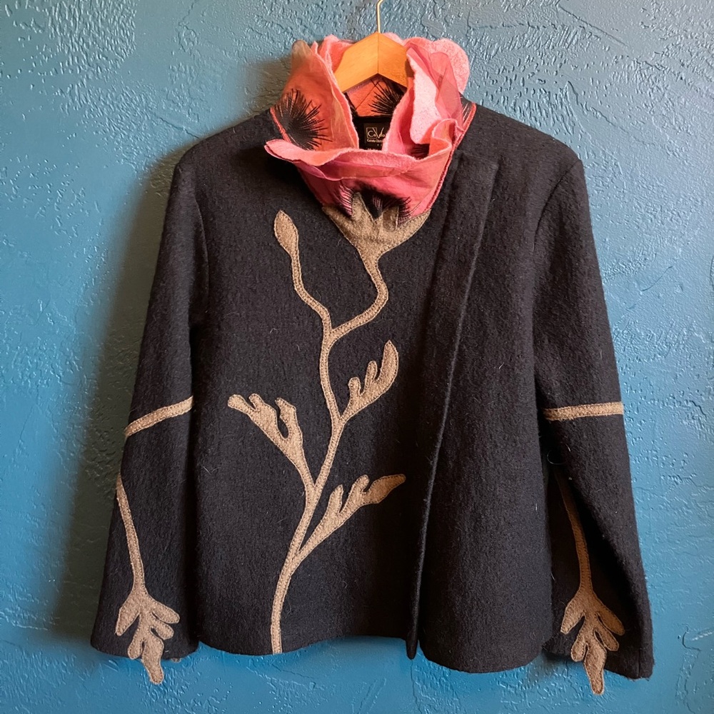 Elegant Flower Sweater